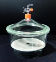 Ексикатор Ø 215 mm, стъкло soda-lime, с капак, кран и порцеланова плоча