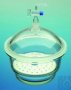 Вакуум ексикатор Ø 200 mm с капак, боросиликатно стъкло 3.3 и порцеланова плоча
